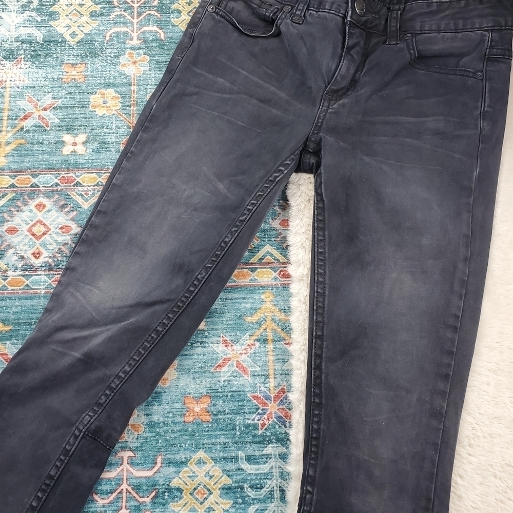 Free People Black Zip Ankle Denim W25 - Picture 4 of 6
